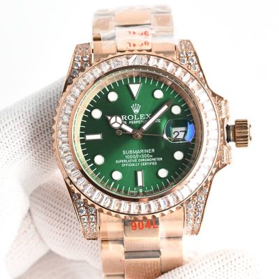  40mm Rolex Submariner Replica Automatic Movement Luminous Green/Blue Dial Watch